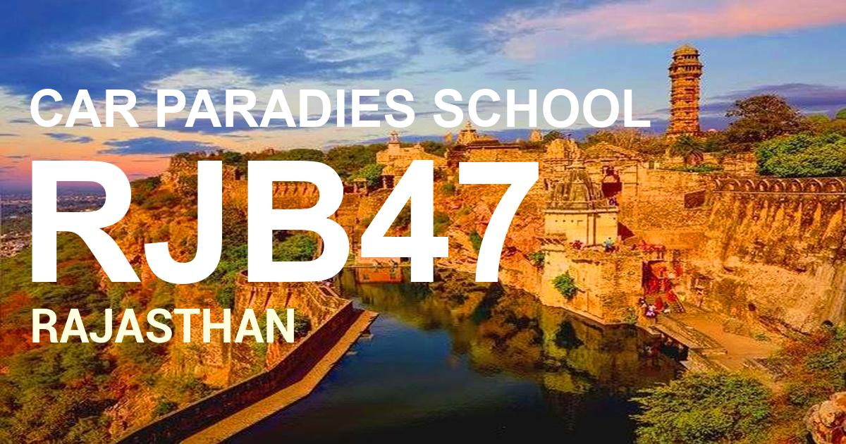 RJB47 || CAR PARADIES SCHOOL